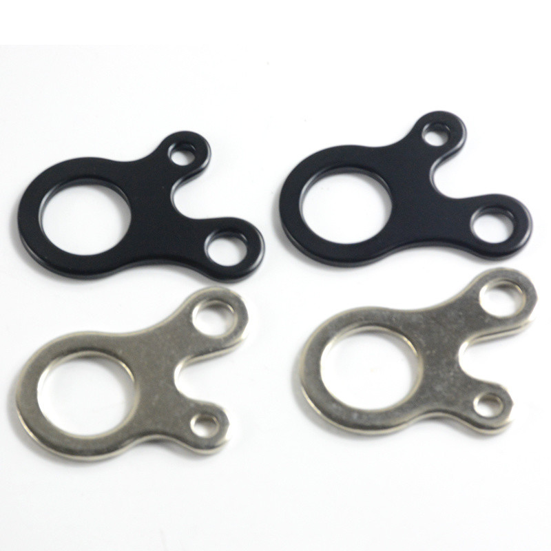 3 Holes Stainless Steel Quick Knot Tent Wind Rope Buckle Tightening Hook for Campsite