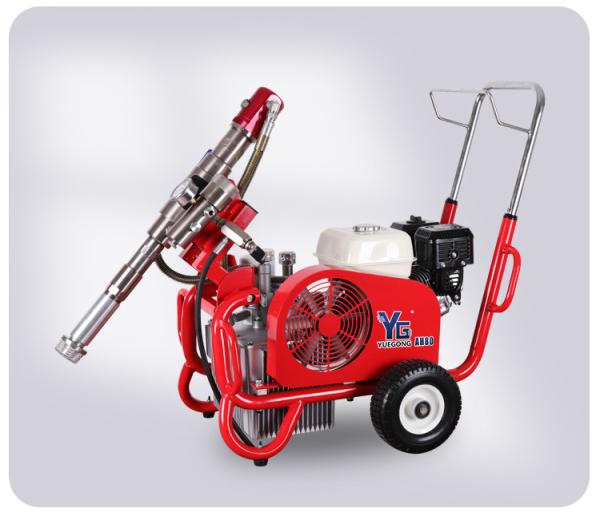 Electric / Gas Airless Wall Paint Putty Machine 8L/Min Flow High Pressure System