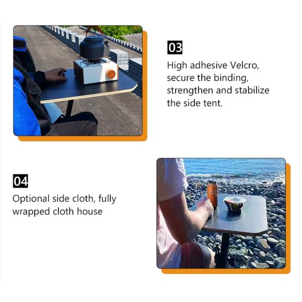 2023- First Generation Yuan Hang H8 SUV 4x4 Tailgate Folding Table with Small Package