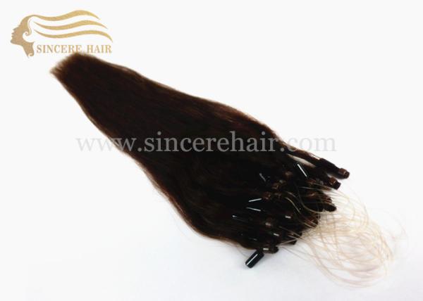 22 Micro Ring Hair Extensions - 22 Brown Pre Bodned Micro Ring Loop Hair Extensions 1.0 G / Strand For Sale