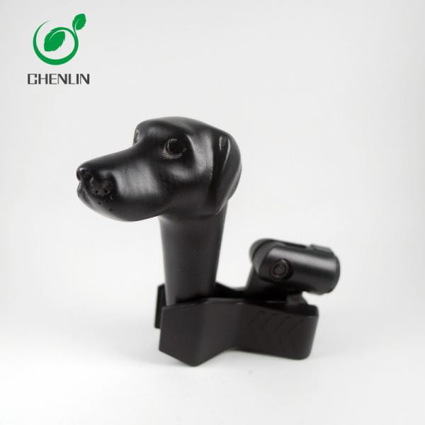 Lightweight Mini Umbrella Wooden Dog Head Handle With Black Walnut Material