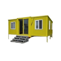 Мобильная жилая плоская упаковка контейнерный дом для портативного проживания в 20 футов контейнер