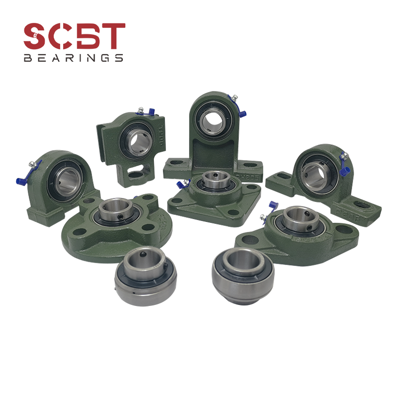 High Speed Gcr15 Pillow Block Ball Bearing UCFL214-44 (69.85×160×265mm) | Durable Flange Unit for Machine Replacement & Repair