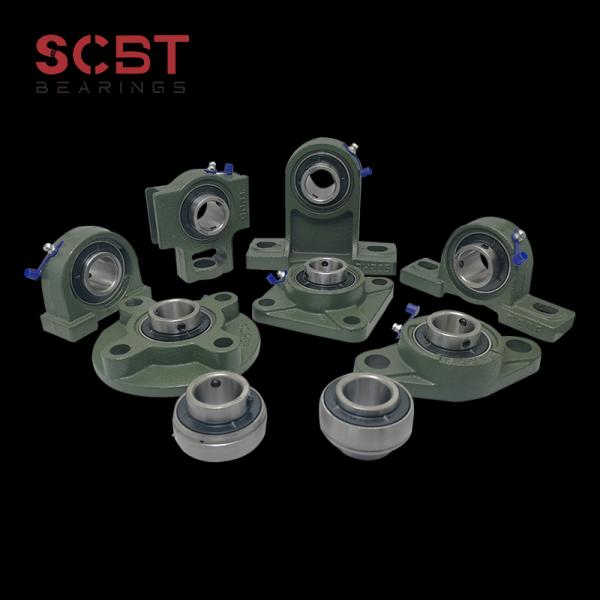 Rodamientos de bolas de bloque de almohada Gcr15 de alta velocidad UCF208-25 39.688*130*51.2 Para Reemplazo / Reparación