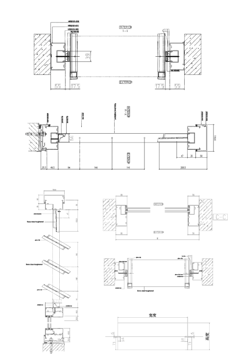Classic Style Custom Aluminum Louvers Adjustable Light For Privacy Protection