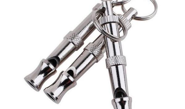 Stainless Steel Puppy Whistle Dog Training Products Adjustable Sound Key Training​