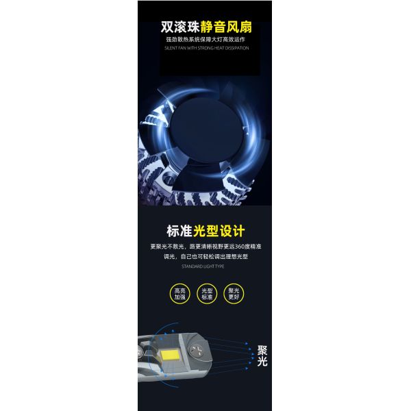 A51 Plug In Car LED Headlight Super Bright H4 Modified Car Headlights IP68 Rating