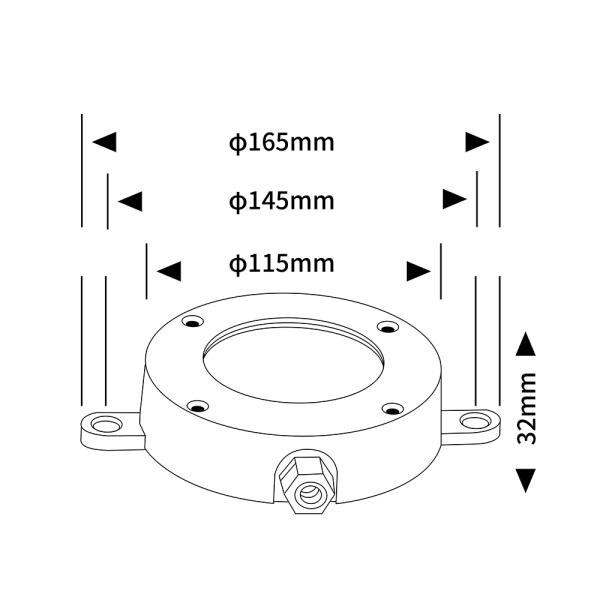 Led Fountain Ring Light 6W 18W RGB DMX Control LED Color Change IP68 Waterproof With Optional Accessories