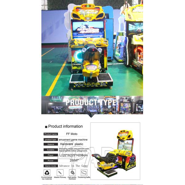 FF Moto Racing Game Machine Dynamic Steering Wheel Arcade Game