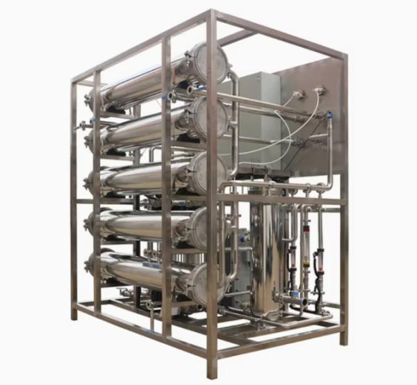 Système de traitement de l'eau EDI avancé avec pompes Grundfos/CNP et commande électrique PLC Siemens S7