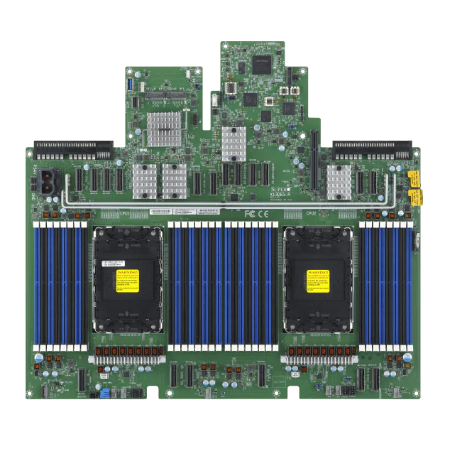 Supermicro GPU Server SYS-221GE-TNHT-LCC 2U Rackmount with 4 Onboard GPUs, 8TB DDR5 Memory, and Direct-To-Chip Liquid Cooling