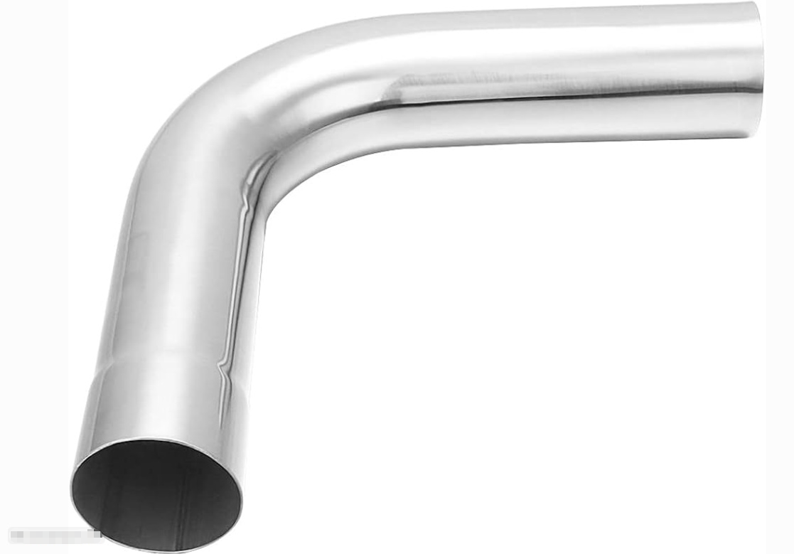 1.5D CLR 90 Degree Mandrel Bent Tube 304 Stainless Steel Exhaust Pipe Bend for Custom Fabrication