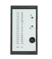 Panel de control de PowerWizard FG Wilson con el control remoto