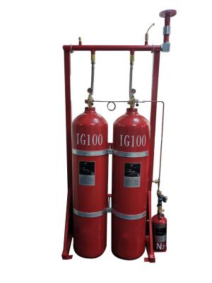 Sistema de supressão de alta pressão do fogo do gás inerte do nitrogênio