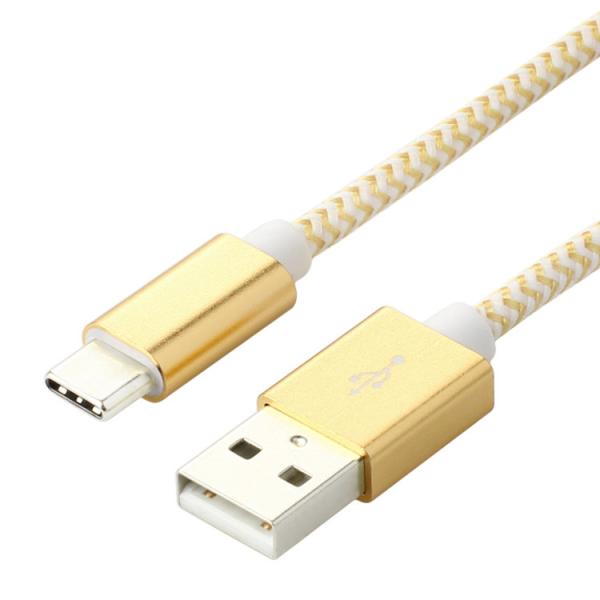Heat Resistant 3M Nylon Braided Usb 3.0 Fast Charging Cable For Type C