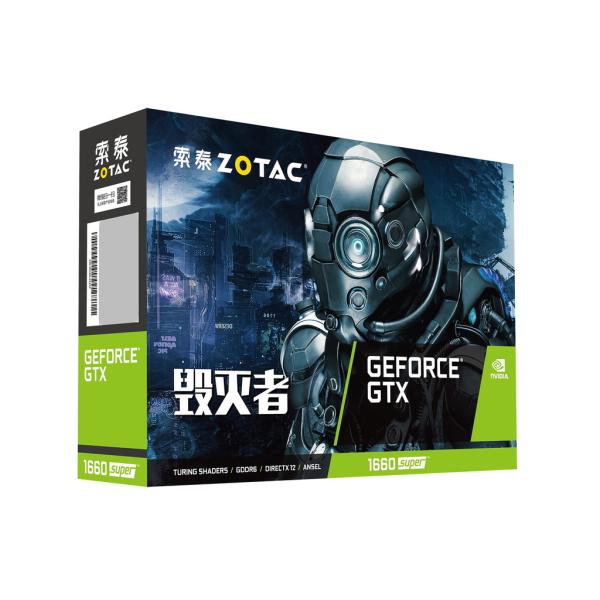 Cartão Gráfico ZOTAC GTX1660S 1660 SUPER Cartões de vídeo GeForce gtx1660S 6G Cartão Gráfico NVIDIA GTX 1660 SUPER