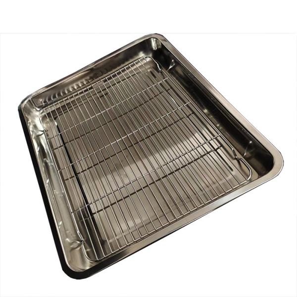 Dishwasher Safe Stainless Steel Oven Tray Pans With Cooling Rack