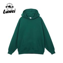 Embroidery Custom Quality Gym Sports Polyester Washed Oversize Sweatshirt White Embroidery Men's Hoodies