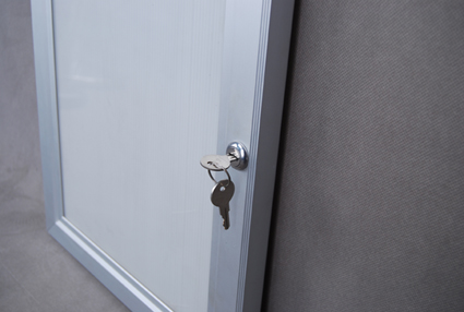 Custom Print Lockable Poster Display Frames , Various Size Aluminium Snap Frames