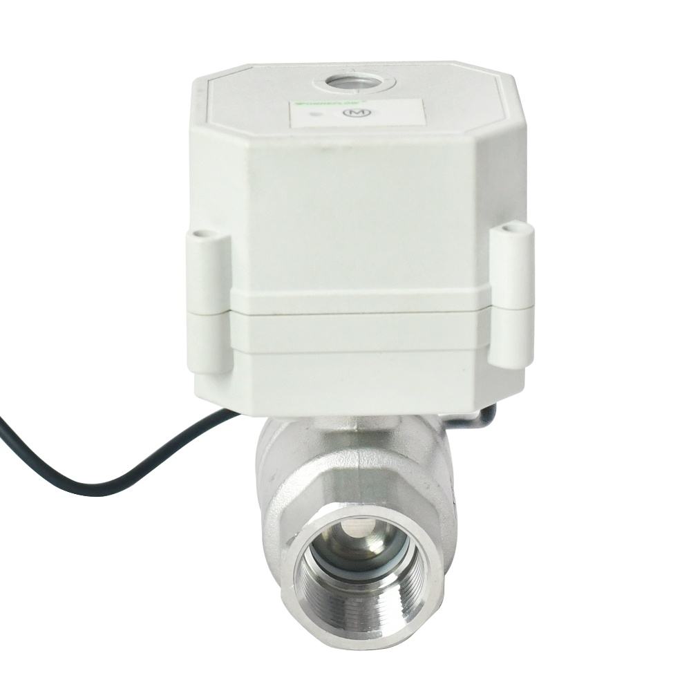Etrany Prompt SS304 3/4'' BSP NPT WIFI APP Control Tonheflow Electric Ball Valve Water Fluid Control & Remote Control