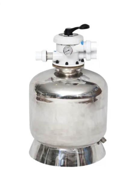 Swimming Pool Sand Filter Tank 1.5 / 2.0 Inch Port Size Top Mount Heavy Weight
