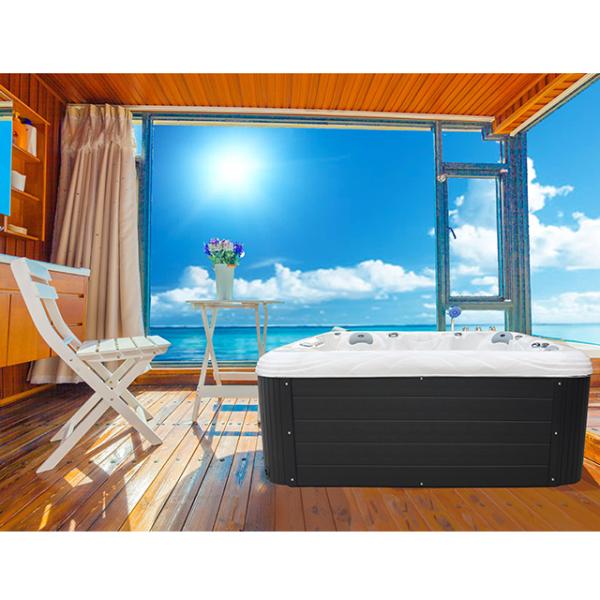 На открытом воздухе воздушные струи массажируют спа водопада водоворота джакузи с 3 местами 2 гостиной