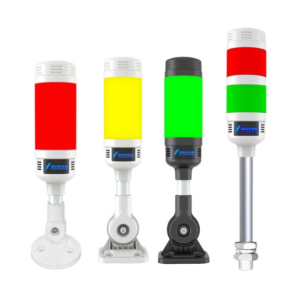 Luz de señal de máquina RYG con cable de 0.5m, DC 12V, IP54, para máquina CNC