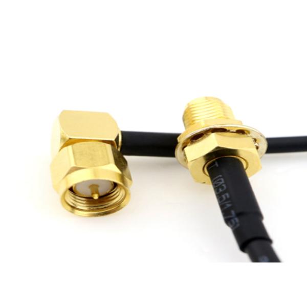 прямоугольное и разъем-розетка коаксиального кабеля СМА РФ никеля 50охм/золота мужское