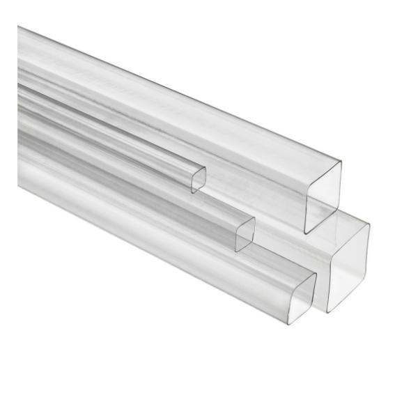 Customized Anti-Static IC Transprent Plastic Packing Tube Square Tube Electronic Components Packing Tubes
