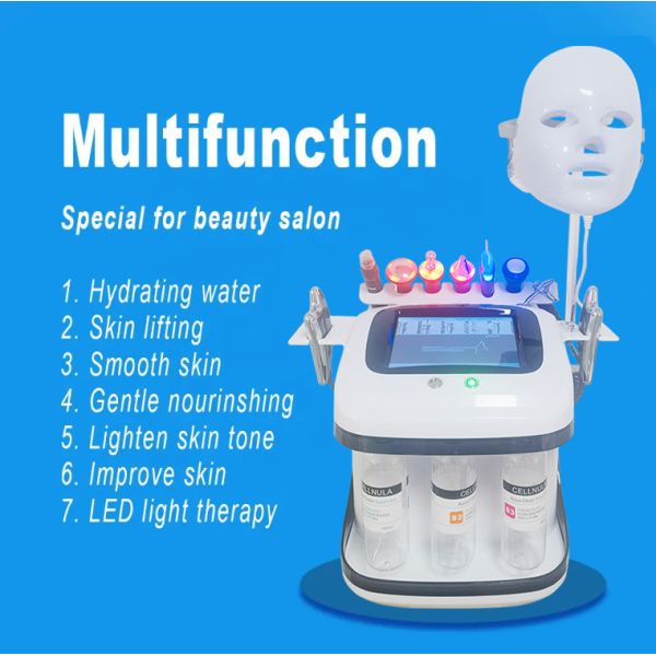 Black Pearl Aqua Peel RF Ultrasonic Oxygen Bubble Hydro Microdermabrasion Machine For Deep Cleaning
