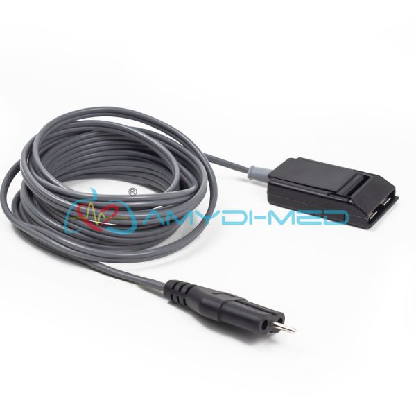 Reusable Silicone Bipolar Cable 3 Meters for Medical Electrosurgical Instruments