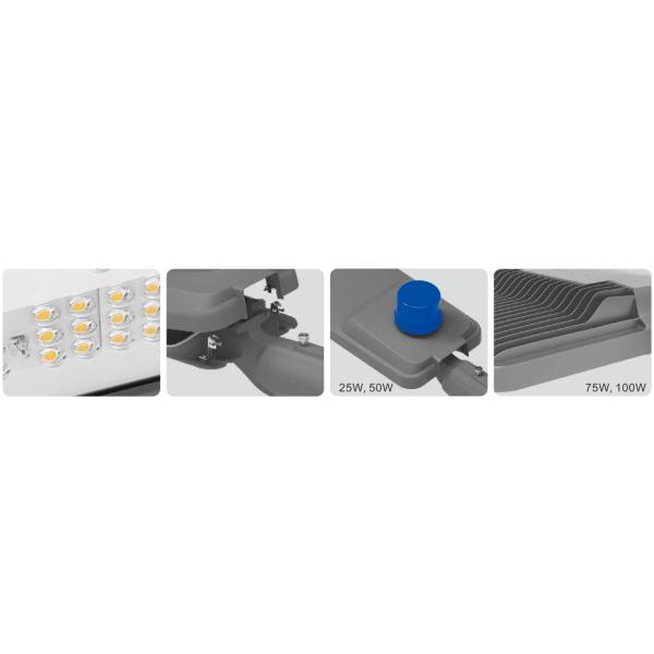 IP66 50W 5 лет гарантии светодиодный уличный свет с профессиональным дизайном распределения света для садовой парковки школы