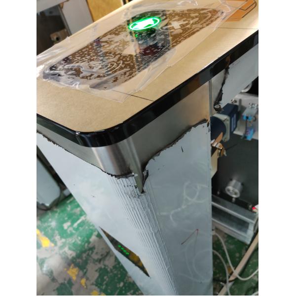 Biometric Barcode Scanner Residential Swing Gate Turnstile