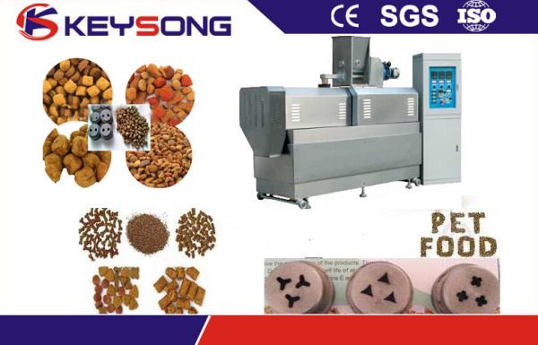 Industrial Pet Food Extruder Machine Dog Cat Fish Food Making Machine