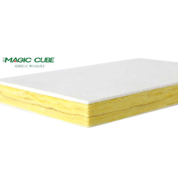 Eco Friendly Fiberglass Ceiling Panel Customized Noise Cancelling Ceiling Tiles