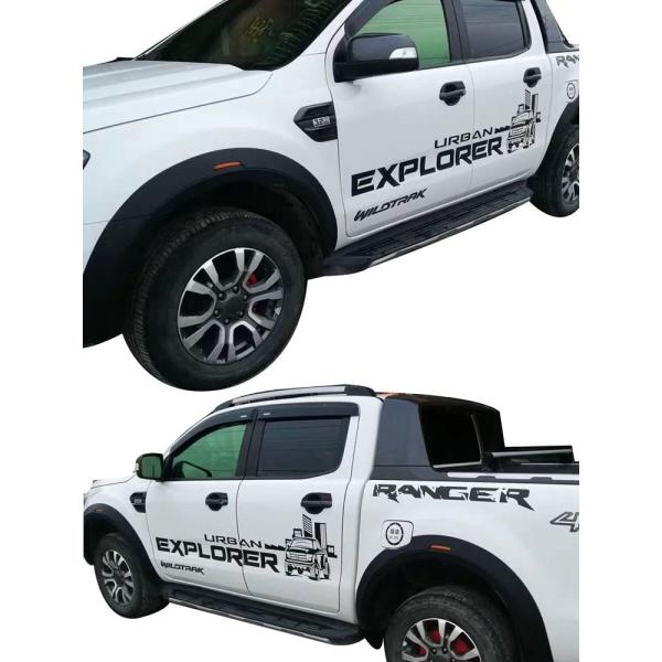 MOSUN Flexible Car Wheel Fender Flares , Extra Wide Body Fender Flares