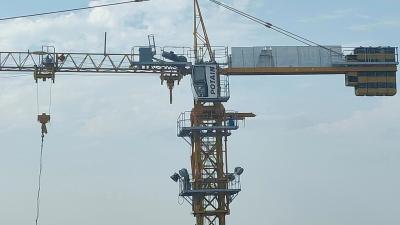 Apply Potain MC120B Used Tower Crane with L46 Mast Sections and 60m Boom Length