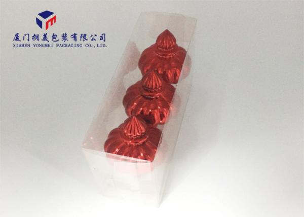 Beautiful Hard Plastic Box Packaging 0.2mm Clear PET Plastic Box Pack 3 Lantern