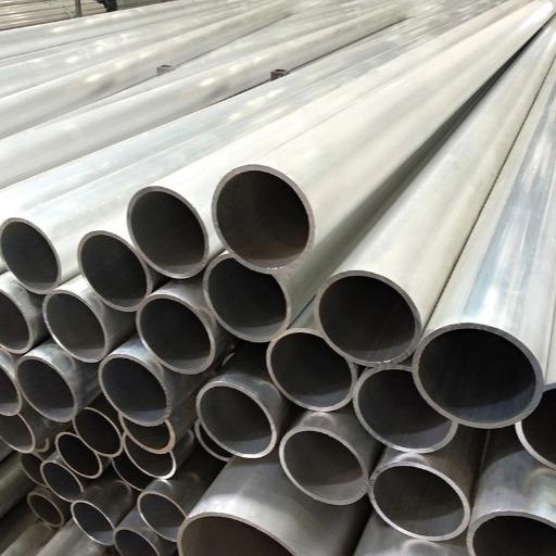 Industrial Pure Aluminium Pipe 1050 1060 SCH 40 Polished Silver Round For Refrigerator