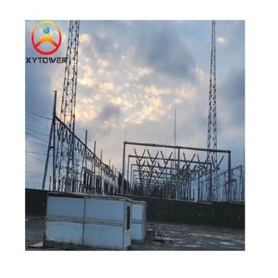 Galvanized Substation Steel Structure Power Transformer Substation Structures