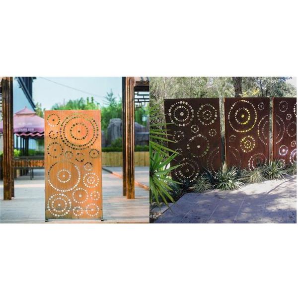 Картины спирали экрана Heigh 180cm панель экрана Corten декоративной Oxy стальная спиральная