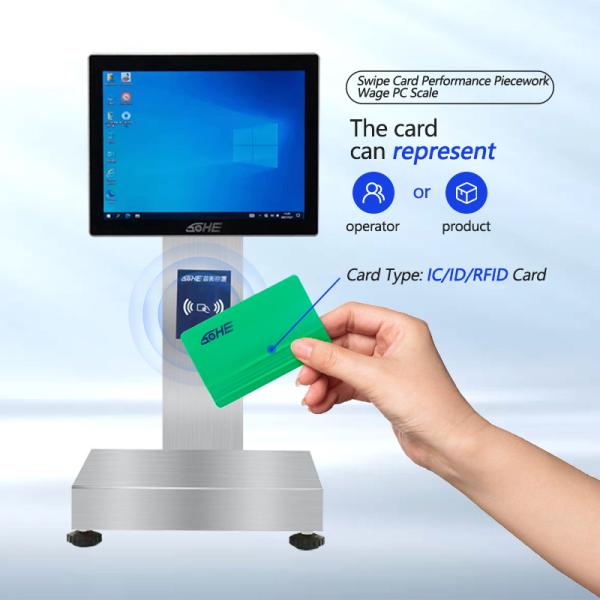 Windows System Waterproof Touch Screen SOHE Industrial's Smart Scale for Swiping Cards