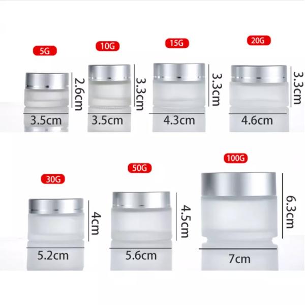 стекло янтарной сливк 30g прозрачное раздражает Dia 5.2cm
