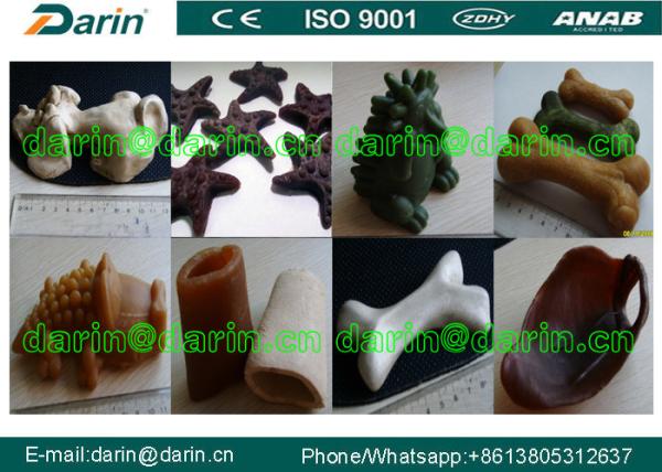 Pet Treats animal food making machine , pet food extrusion process equipment