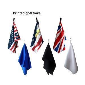 Personalized Outdoor Sport Golf Ball Towels Microfiber Waffle Golf Towel