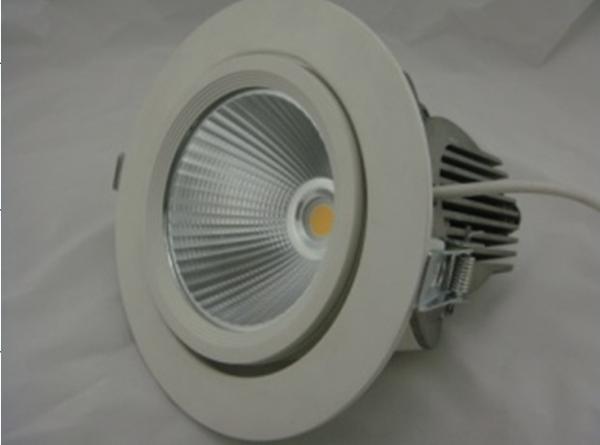 led cob light 15w cob led lighting, long life span high CRI black white sliver COB downl