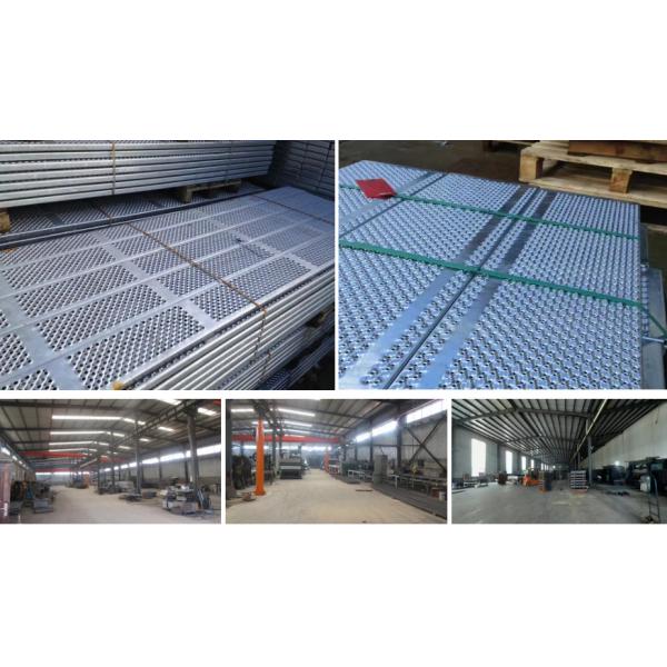 Perforated Slip Resistant Metal Plate Anti Skid Channels Stainless Steel Walkway