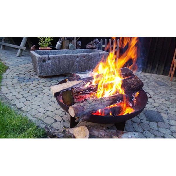 Customized Pation Black Metal Brazil Carbon Steel Round Fire Pit Bowl