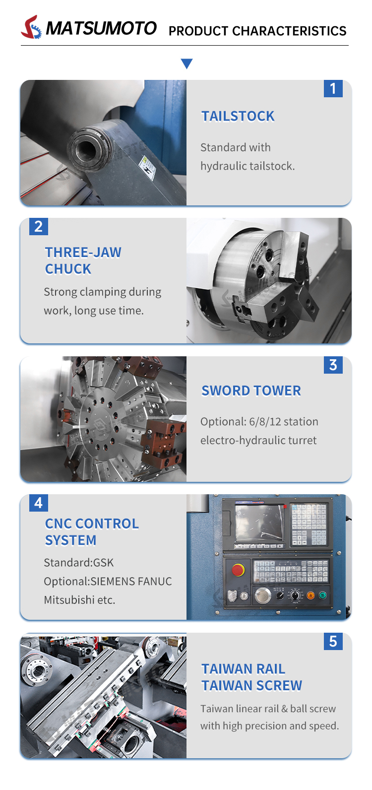 TCK56Y CNC Turning Milling Center with Y/C Axis One-Clamp Complete Machining
