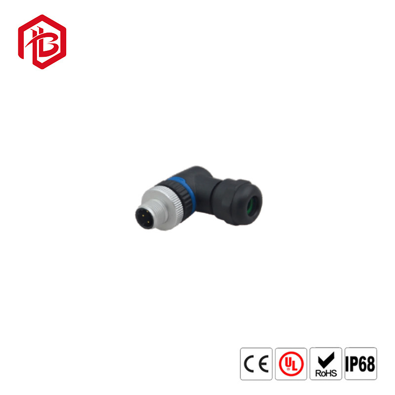 Кабельный соединитель панели соединителя электричества IP67 Bett M12 4pin прямоугольный водоустойчивый